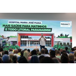 Governador Ratinho Jr. anuncia a construção  do Hospital Regional de Matinhos